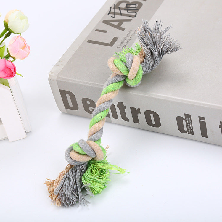 🦴 Jouet à Mâcher Résistant pour Chiens – Corde en Coton