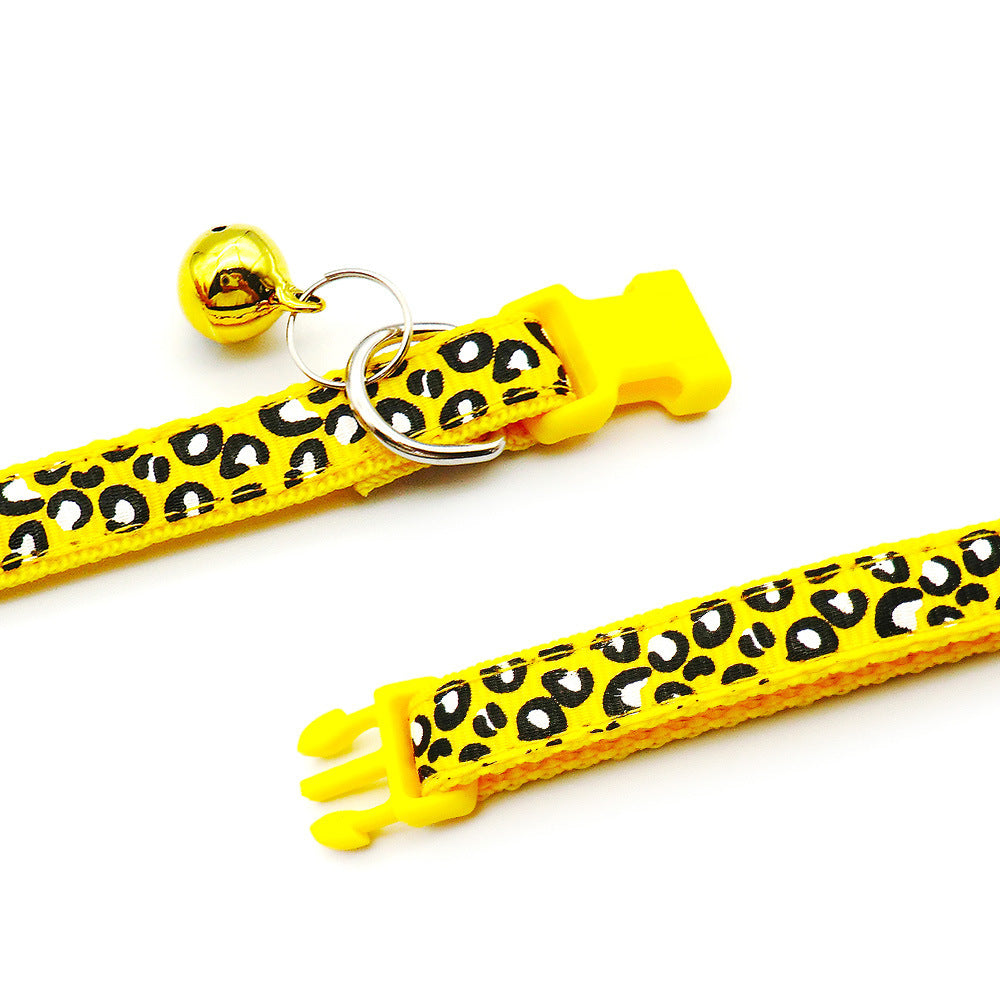 🐾 Collier Réglable pour Chat – Boucle en Plastique Sécurisée