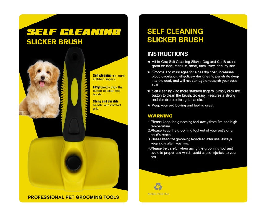 🪮 Brosse Auto-nettoyante pour Chien et Chat