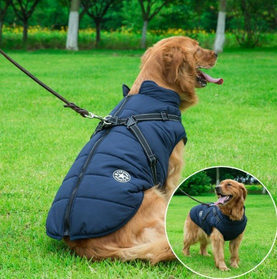🧥 Manteau Hiver pour Chien – Gilet Coton Imperméable et Confortable