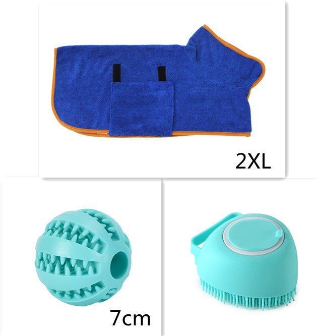 Gant de toilettage en silicone pour chiens et chats – Massage & bain facile