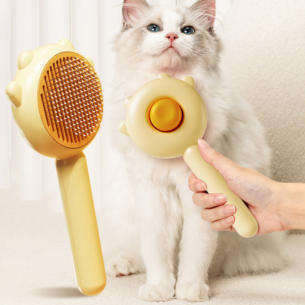 🐱 Brosse Magique de Massage et Démêlage – Pour Chats et Chiens