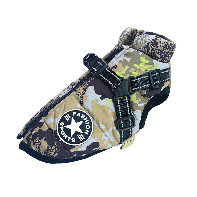 🧥 Manteau Hiver pour Chien – Gilet Coton Imperméable et Confortable