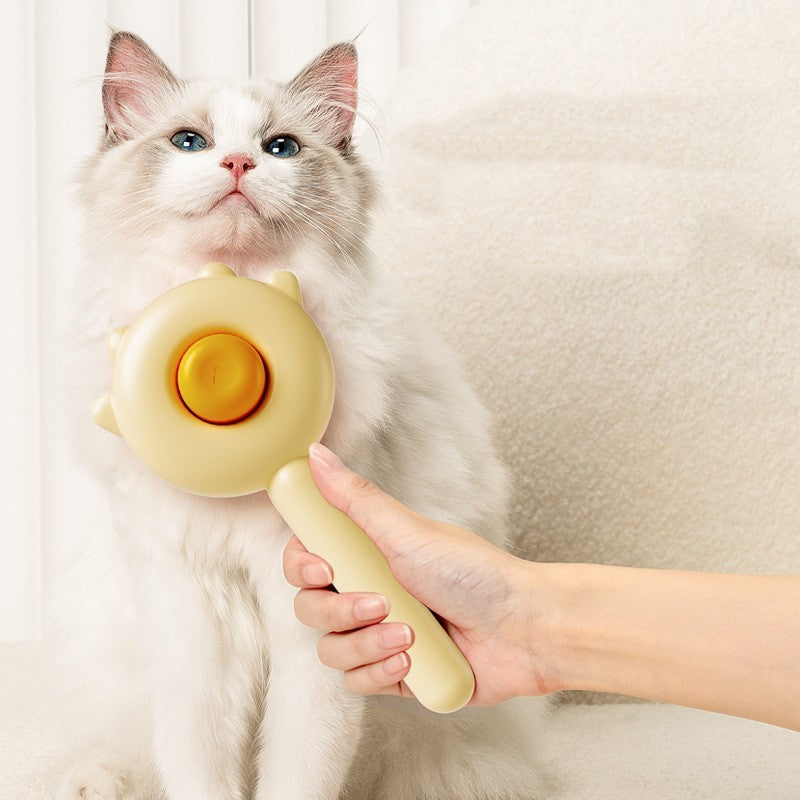 🐱 Brosse Magique de Massage et Démêlage – Pour Chats et Chiens