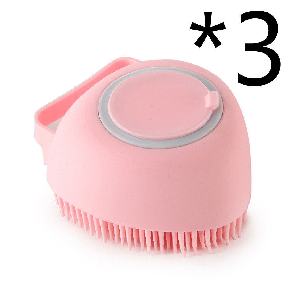 Gant de toilettage en silicone pour chiens et chats – Massage & bain facile