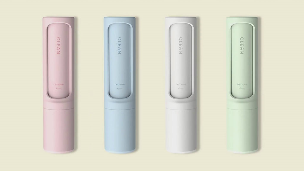 Brosse anti-poils réutilisable 2-en-1 pour chiens et chats – Rouleau auto-nettoyant